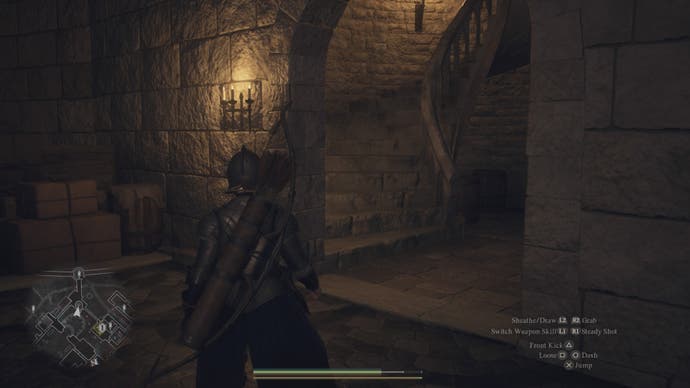 dragons dogma 2 disas plot spiral staircase to upper palace floor