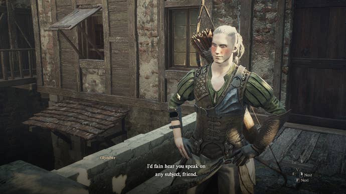 Screenshot of Glyndwr in Dragon’s Dogma 2.