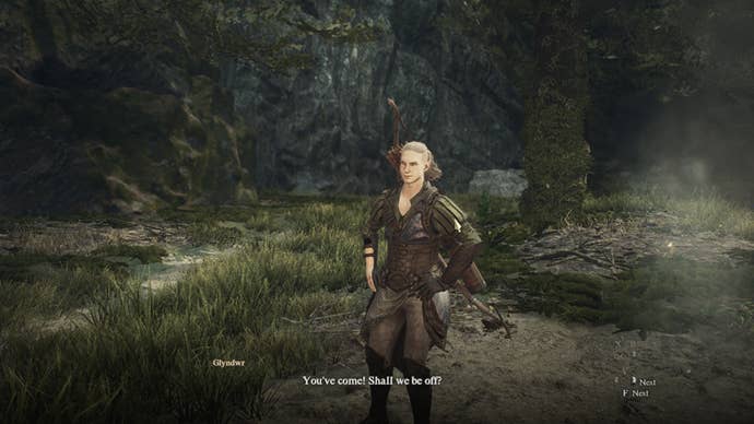 Screenshot of Glyndwr in Dragon’s Dogma 2.