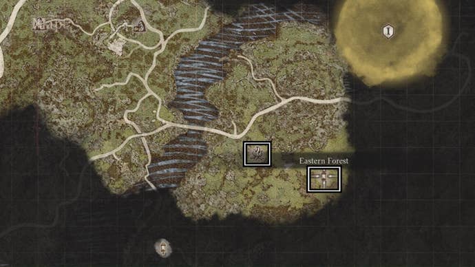 dragons dogma 2 nameless village path detour map location