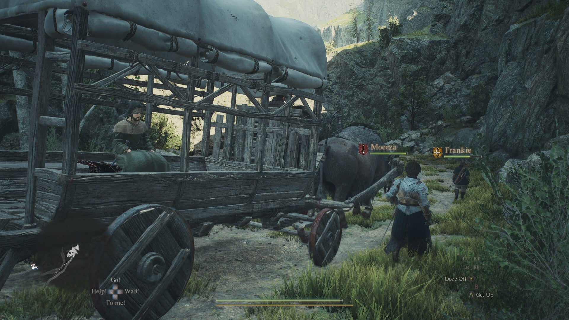 Screenshot of an Oxcart ride in Dragon's Dogma 2. - 6