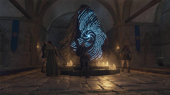 Screenshot of a Grand Riftstone in Dragon’s Dogma 2.