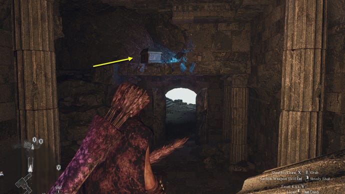 Screenshot of the Riddle of Eyes in Dragon's Dogma 2.