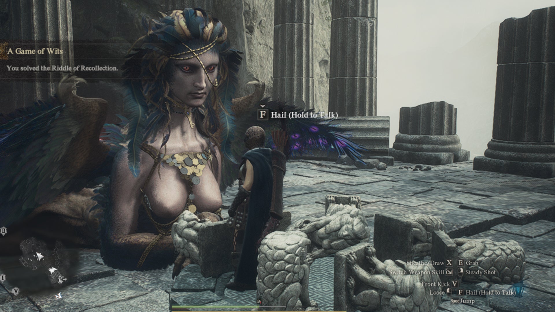 Screenshot of the Riddle of Recollection in Dragon's Dogma 2. - 16