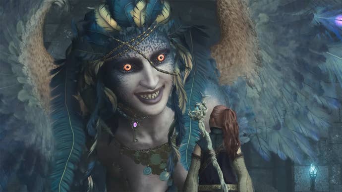Screenshot of the Sphinx in Dragon's Dogma 2.