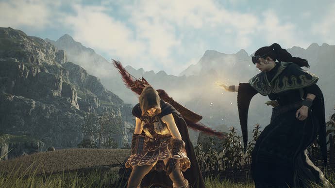 Screenshot of stamina depletion in Dragon’s Dogma 2.