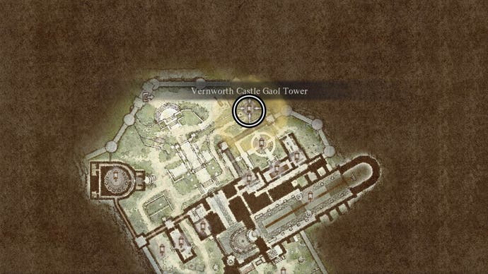 Dragons Dogma 2 Vernworth Castle Prison Tower Map Location