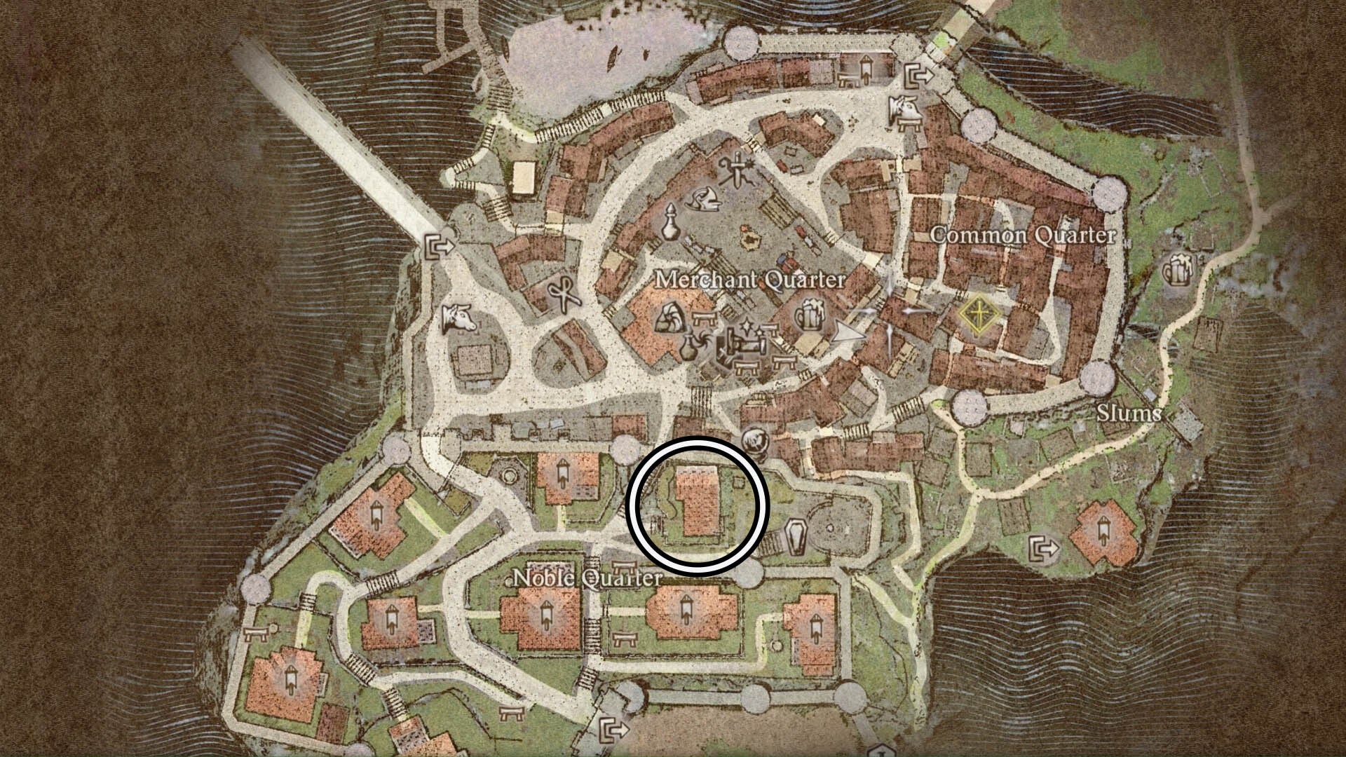 dragons dogma 2 vernworth noble quarter house map location