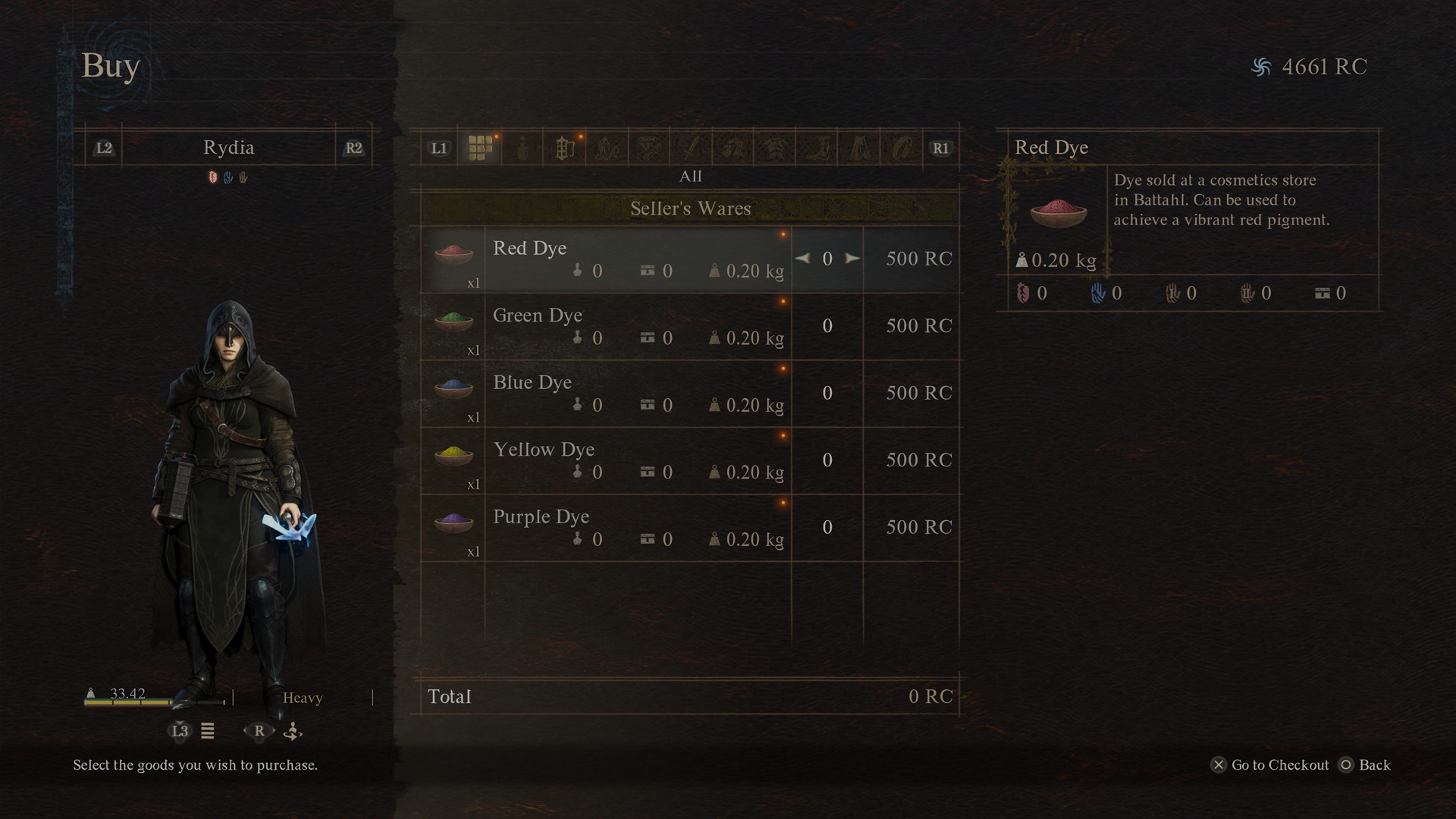 There are five colors of dye for you to get in Dragon&rsquo;s Dogma 2