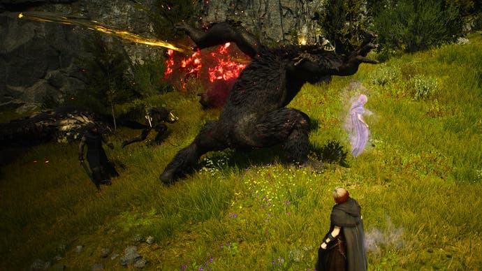 Use your simulacrum to attack enemies and protect your pawns in Dragon's Dogma 2