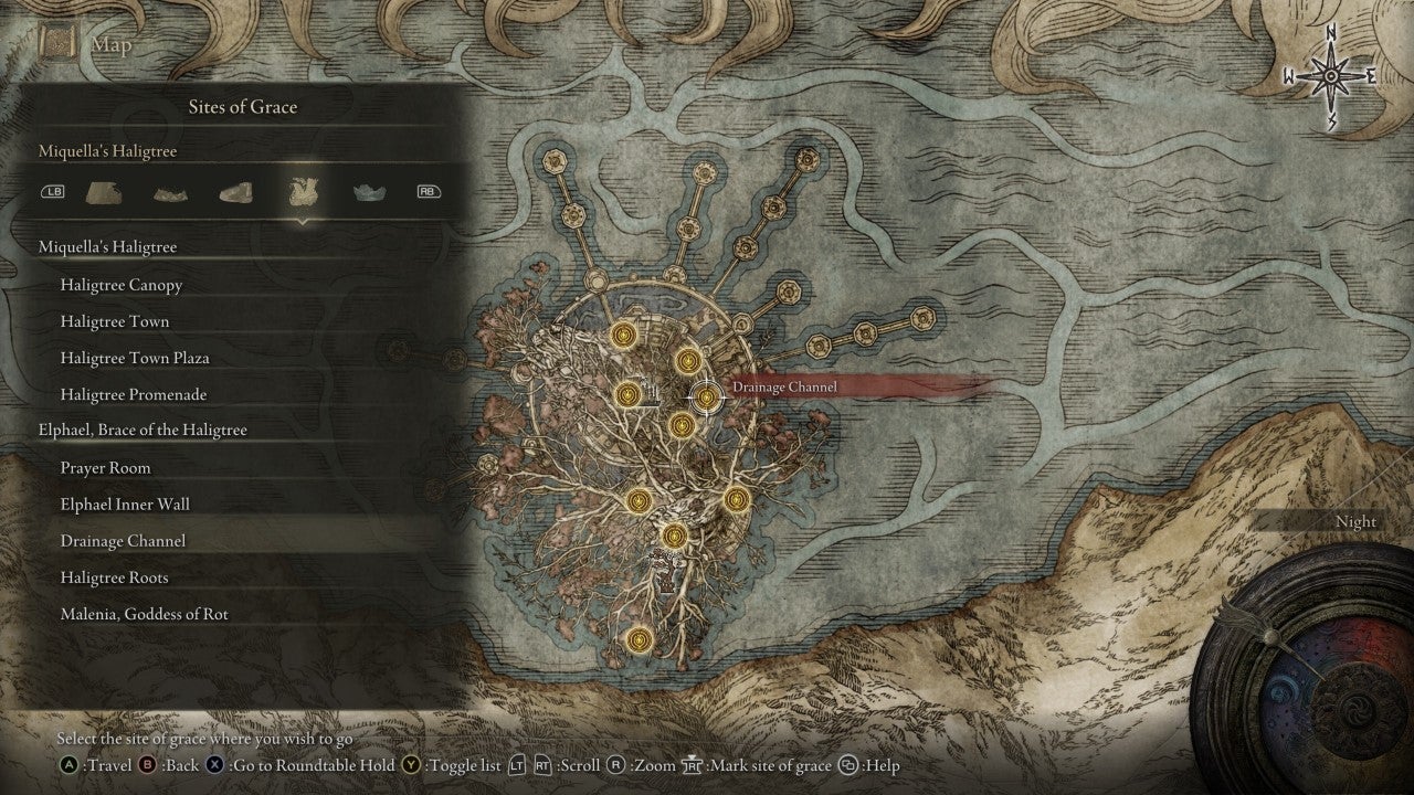 Drainage Channel Grace in Elden Ring