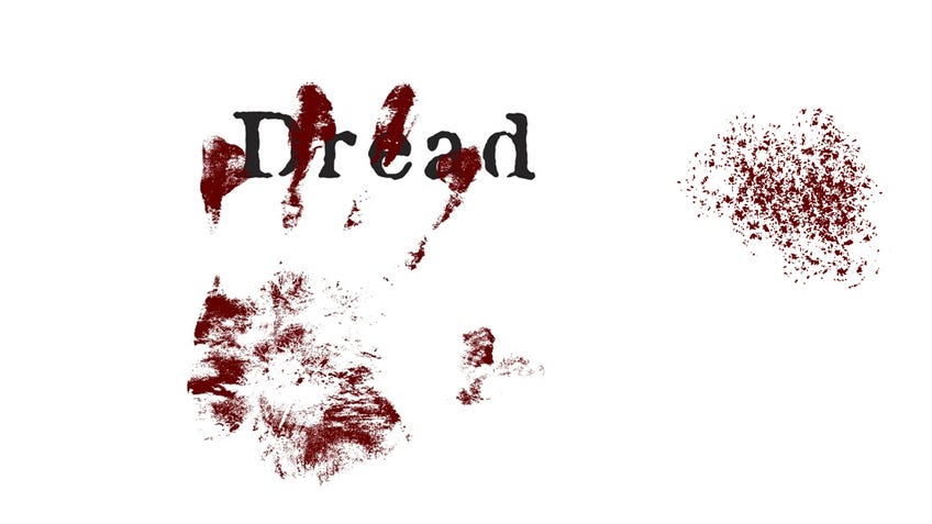 Dread, an easy horror tabletop RPG game.