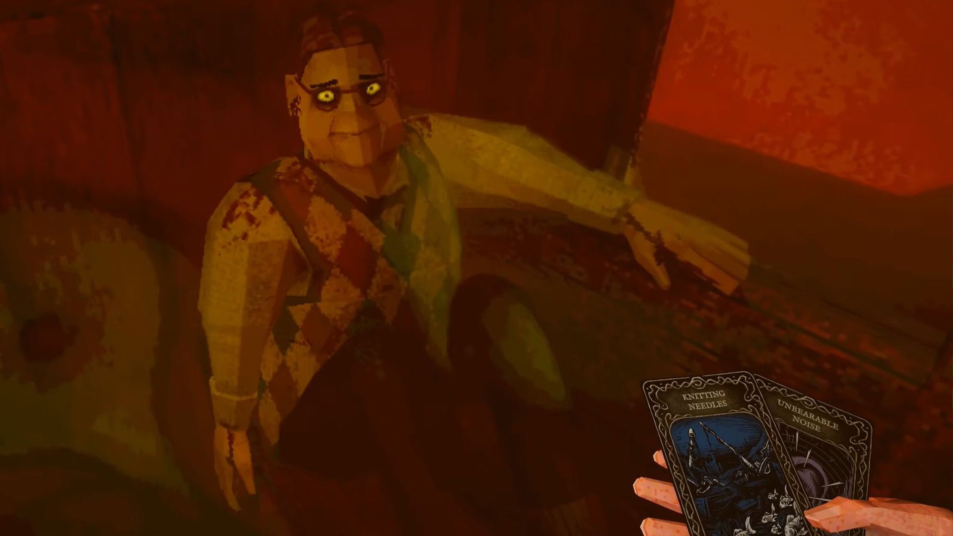 Question passengers with tarot-like cards in Dreadline Express, a train mystery with the most intriguing conversation system I've played since Her Story
