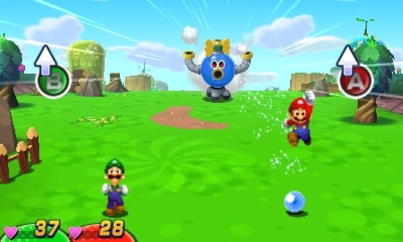 Digging Machine Mario Mario & Luigi: Dream Team Review | VG247