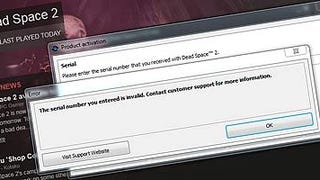 Steam version of Dead Space 2 refuses to "activate"