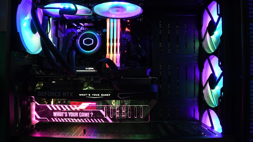 a photo of an rtx 3080 ti graphics card from kfa2