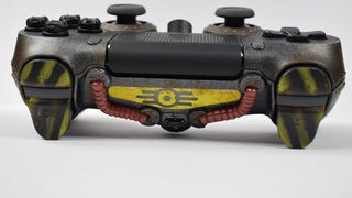 Dualshock 4 personalizado de Fallout 76 vem revestido de armadura