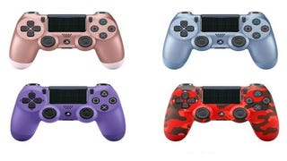 These new DualShock 4 colors are pretty snazzy
