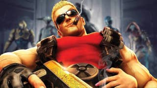 Duke Nukem Forever custom header with Warframe background.