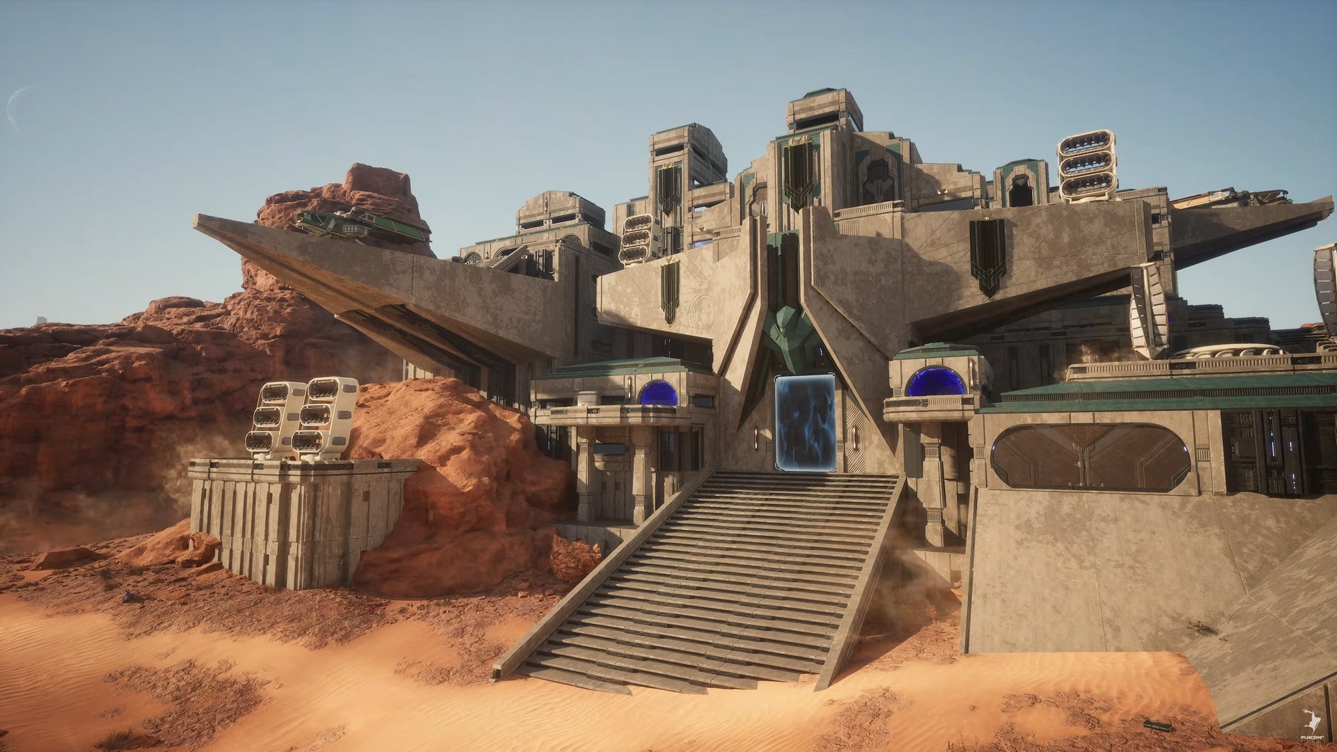 A fortress-looking base in Dune: Awakening. - 1