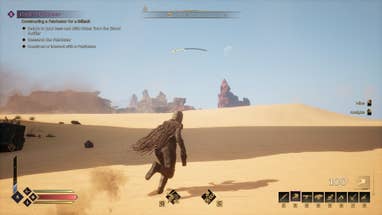The subordinate runs crossed the godforsaken sands successful the vigor of the sun.
