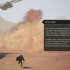 Foot soldiers run towarsd a desert battle while an Ornithopter flies overhead in Dune: Awakening.