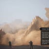 A sandworm attacks a human transport in Dune: Awakening.