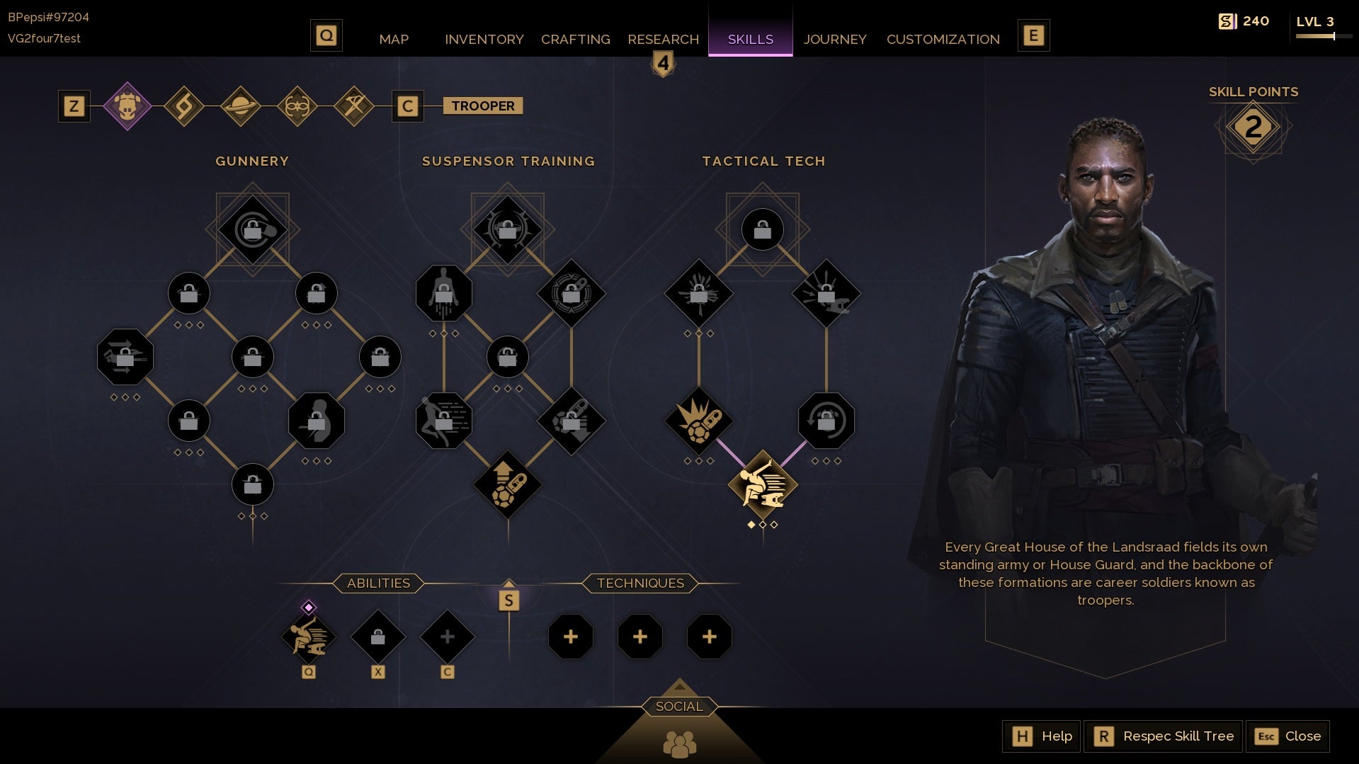 Dune Awakening Soldier skill tree - 3