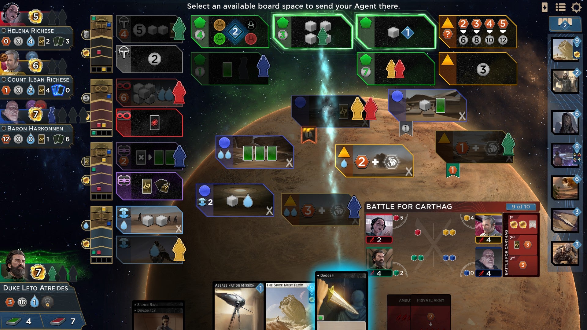 More battling in Dune: Imperium. - 4