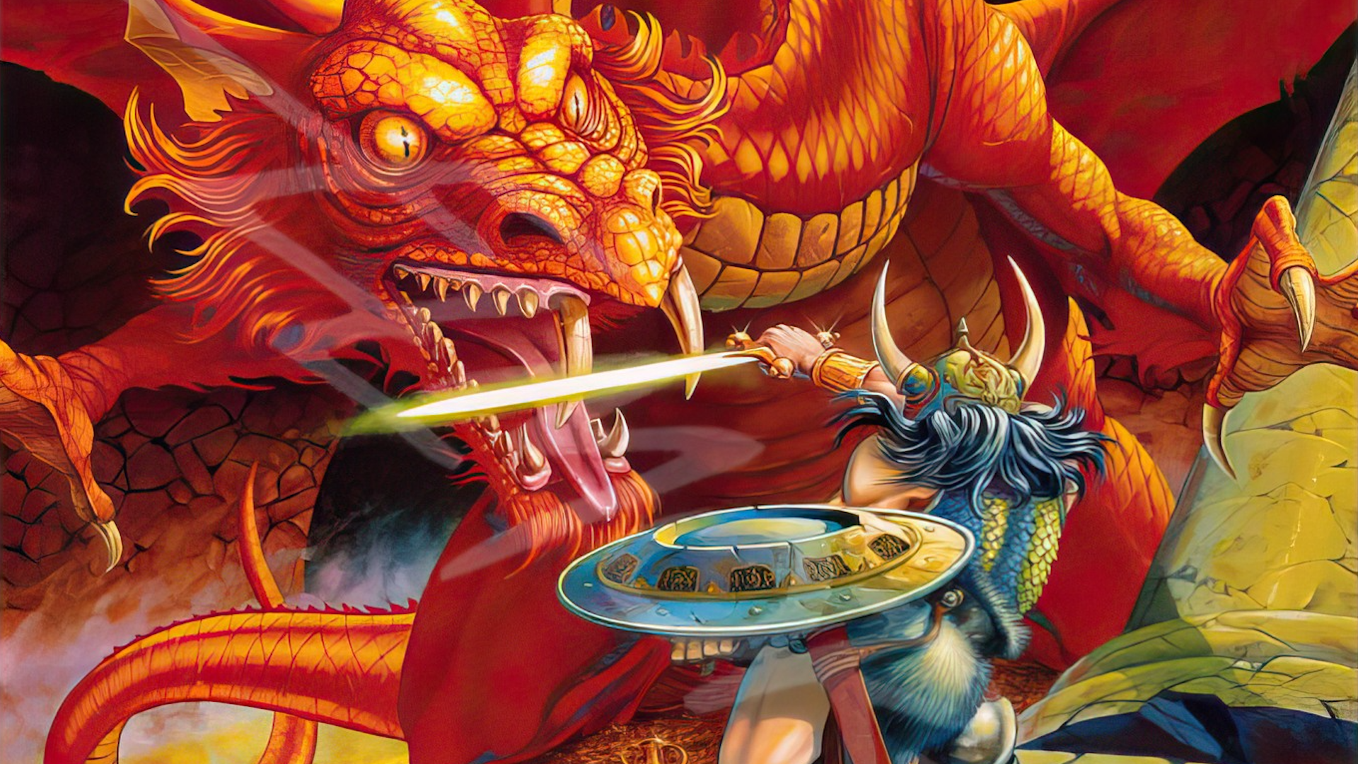 Over 40 years later, the warrior on Dungeons & Dragons' iconic Red