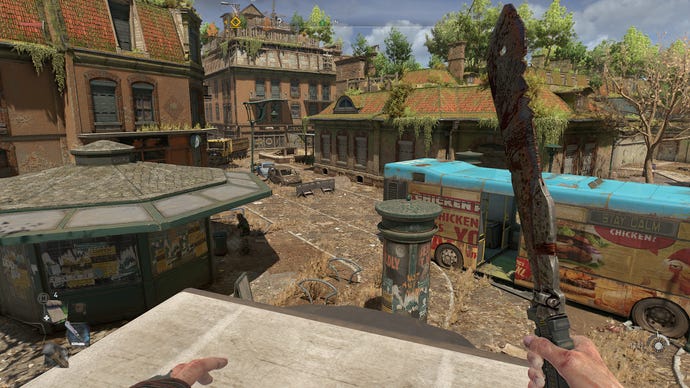 A Dying Light 2 screenshot showing the Medium graphics quality preset.