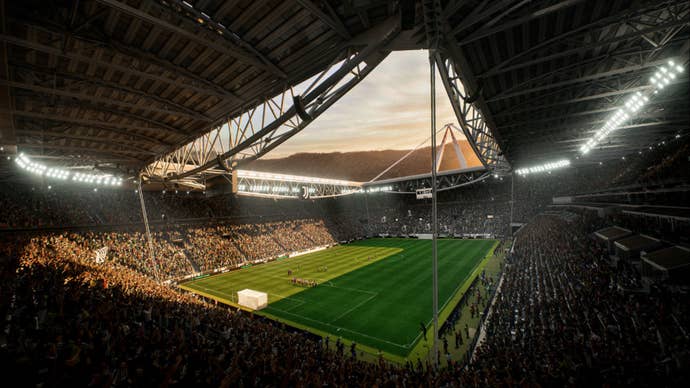 ea fc 24 steam promo art football stadium