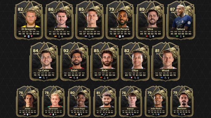 Cards predicted to feature in the EA FC 24 Team of the Week 16 squad.