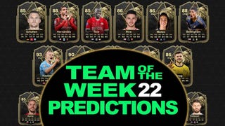 Cards predicted to feature in the EA FC 24 Team of the Week 22 squad.