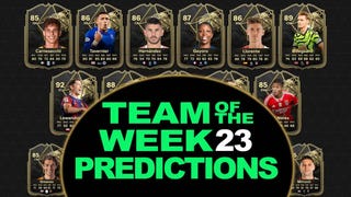 Cards predictions to feature in the EA FC 24 Team of the Week 23 squad.