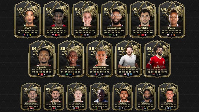 Predictions for the EA FC 24 Team of the Week 6 squad.