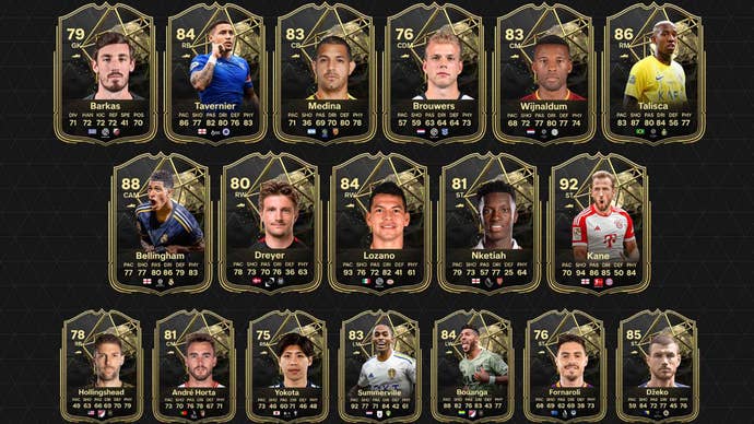Players that could get upgraded Ultimate Team cards in EA FC 24 TOTW 7.