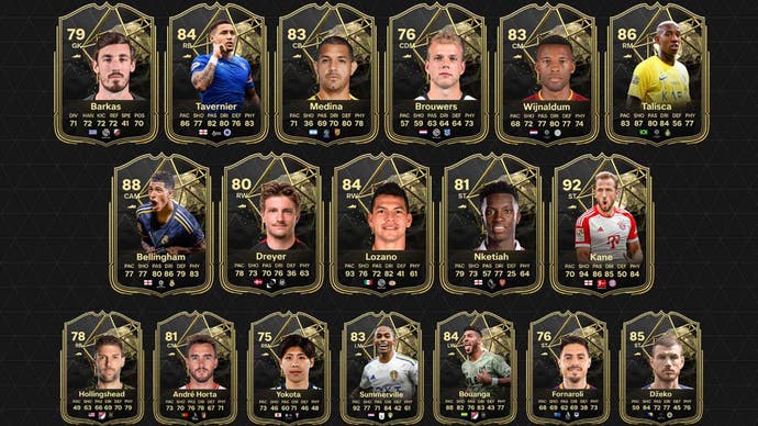 Players that could get upgraded Ultimate Team cards in EA FC 24 TOTW 7.
