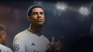 Jude Bellingham playing for Real Madrid in EA Sports FC 24