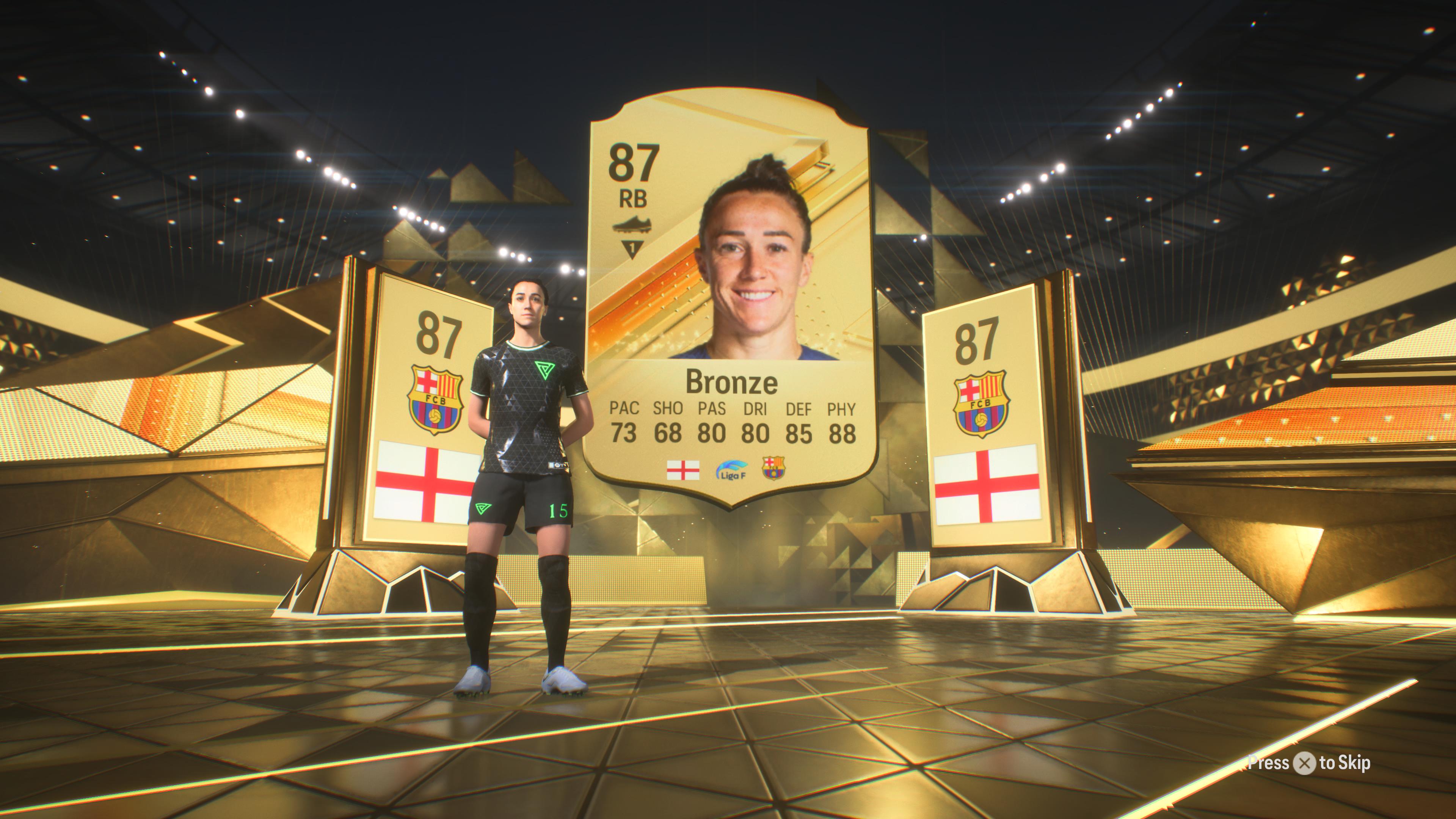 Lucy Bronze, one of the best women&rsquo;s players in EAFC 24 Ultimate Team