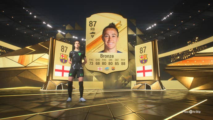 Lucy Bronze, one of the best women’s players in EAFC 24 Ultimate Team