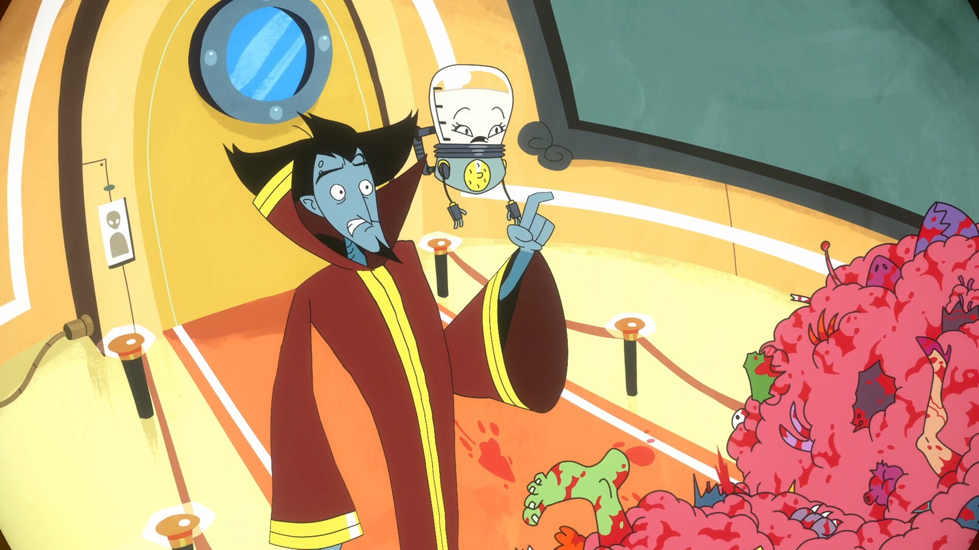 Point-and-click adventure game filled with ah yeah, them British actors Earth Must Die is out later this month