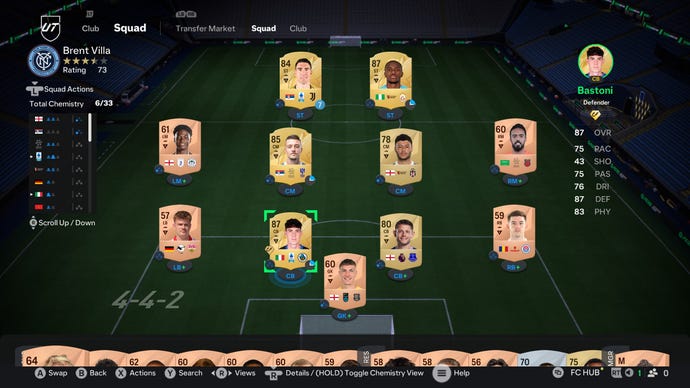 A look at some Ultimate Team player cards.