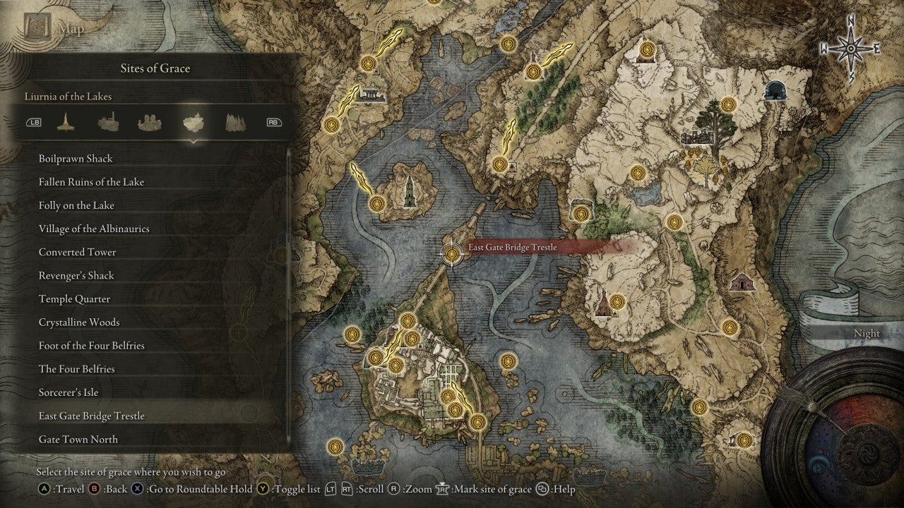 East Gate Bridge Trestle Grace in Elden Ring