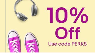 Get 10% off everything at eBay for the next few hours