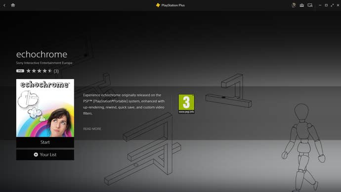 Echocrome PS Plus PC