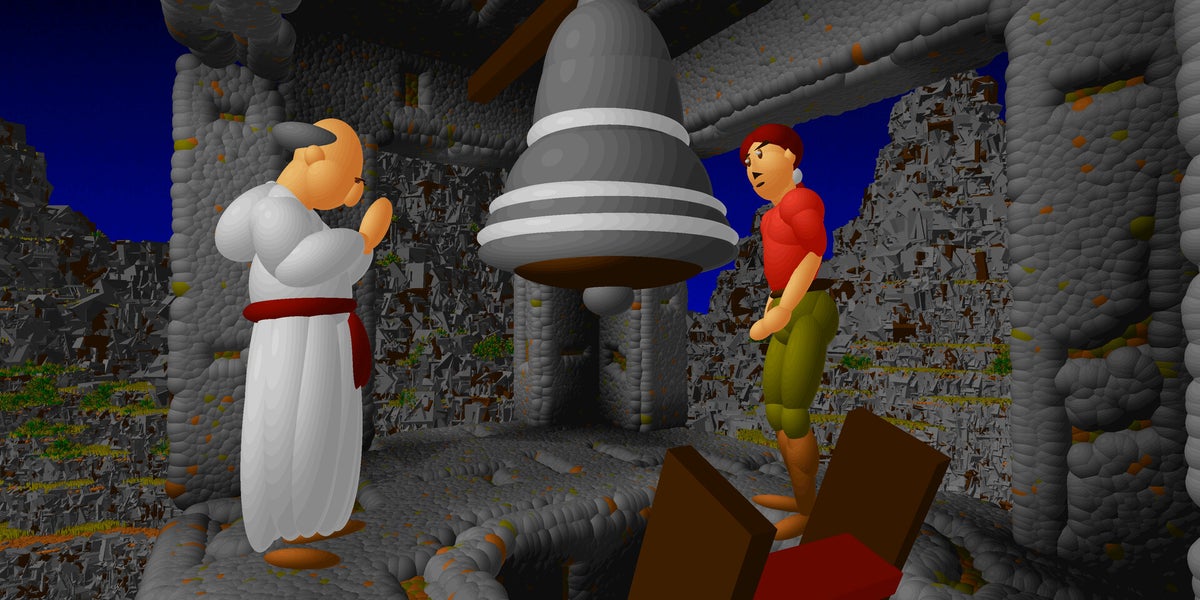 32-year-old "ellipsoid" horror game Ecstatica gets a PC re-release today, showing us an alternative timeline in which polygonal 3D never became dominant