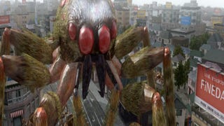 Earth Defence Force 2025 screens show hulking spiders and dragons