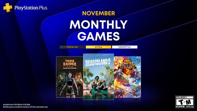 Selección de juegos de PlayStation Plus para noviembre