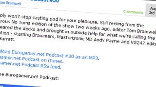 Latest Eurogamer podcast features Pat